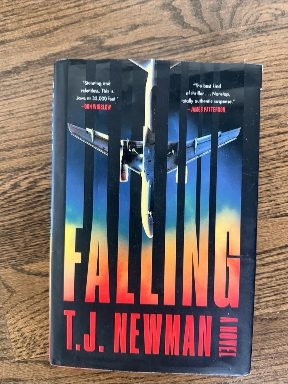 Falling by T.J. Newman Hardcover Book